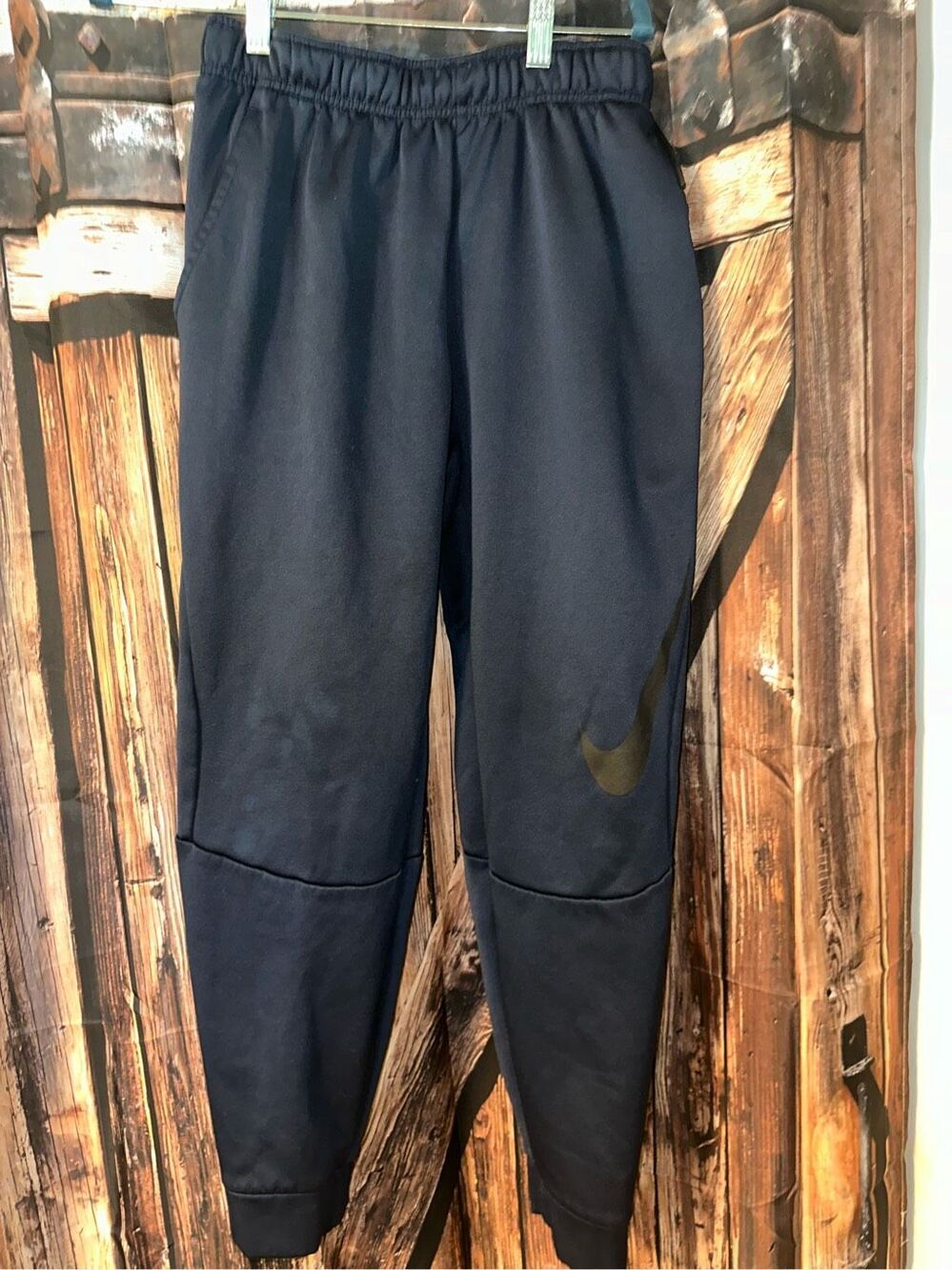 Nike Men's Dri-Fit Training Jogger Active Workout Gym  Pants Size Small Navy Blu